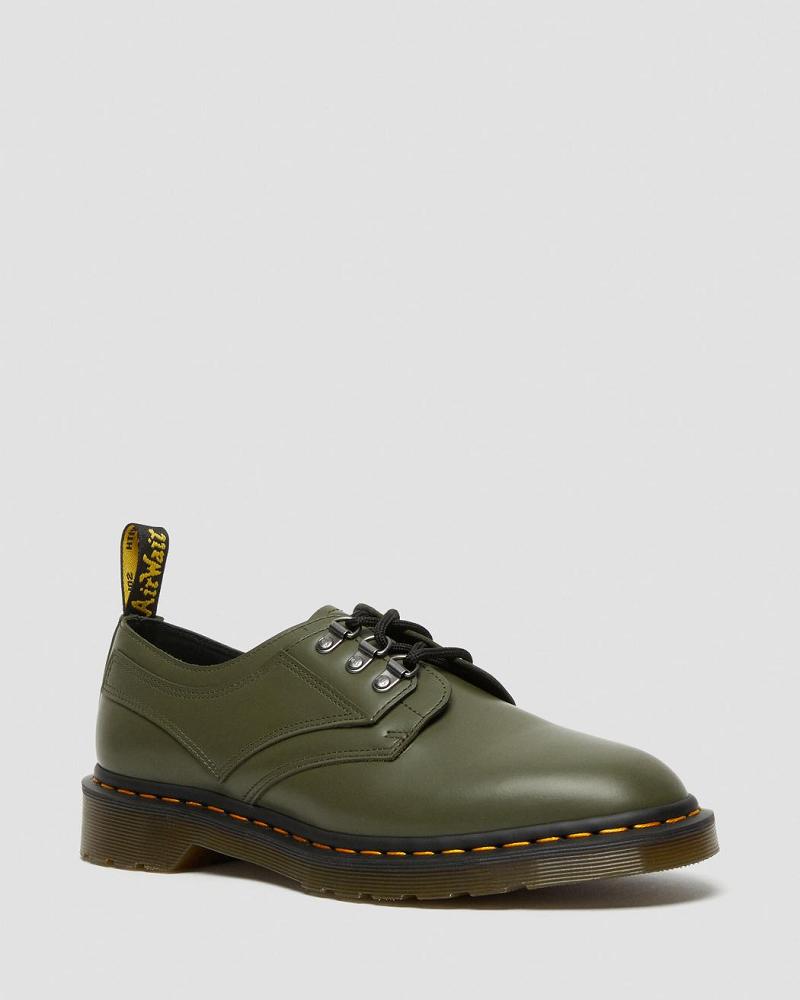 Dr Martens 1461 Verso Smooth Leren Oxford Schoenen Dames Groen | NL 419PJJ